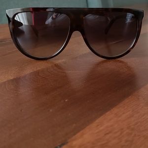 Celine flat top tortoise sunglasses.